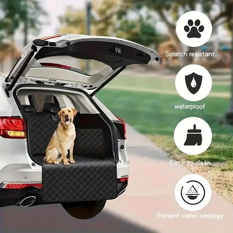 Water-Resistant SUV Dog Cargo Liner with Side & Bumper Protection
